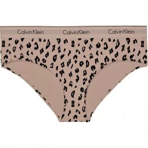 Image of Calvin Klein MC Full Hipster Briefs - Sav Cheetah Alm