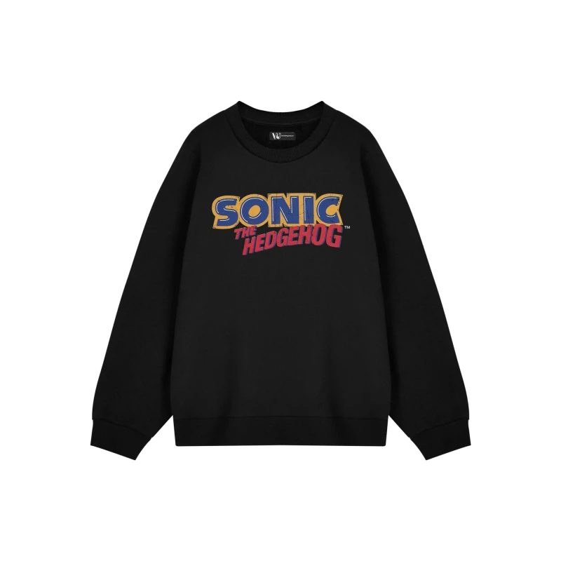 Image of Sonic the Hedgehog Sweatshirt Black male