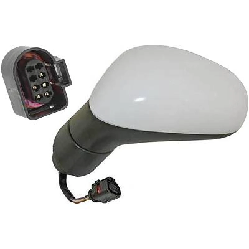 Image of DIEDERICHS 7432425 Wing mirror Left, Complete Mirror, primed Outside Mirror (50)