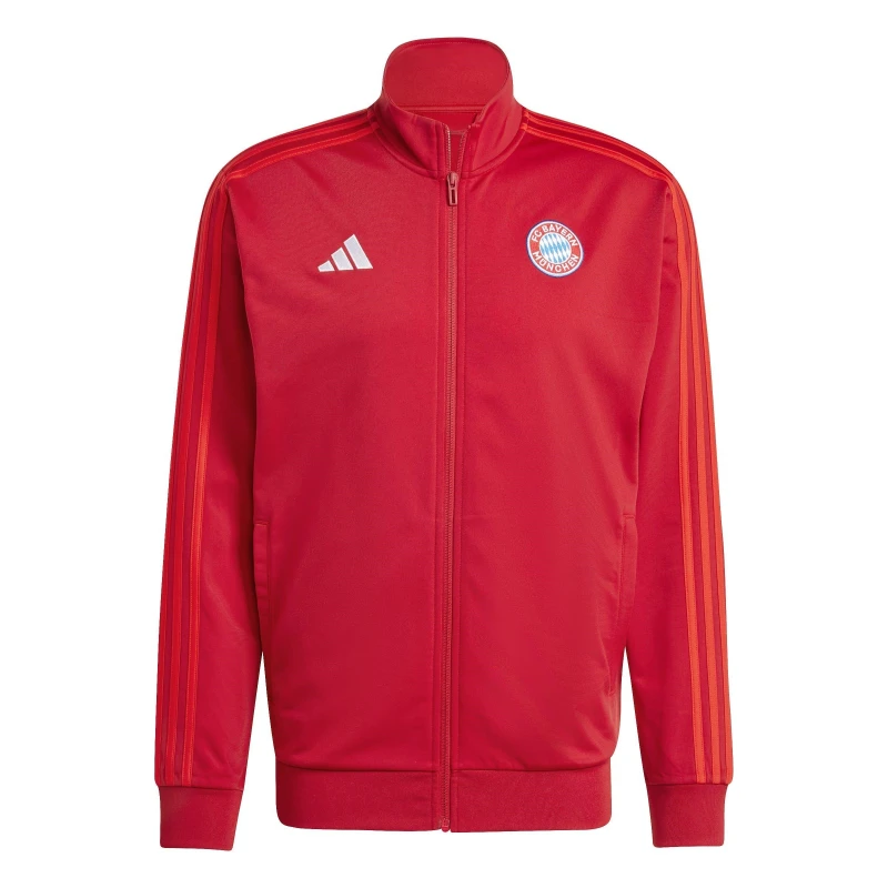 Image of adidas FC Bayern Munich DNA Track Top 2024 2025 Adults Red male XL