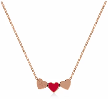 image of Radley Love Letters Rose Gold Plated Hearts Jewellery