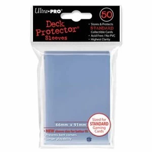 Image of Ultra Pro Solid Clear 50 Sleeves DPD 12 Packs