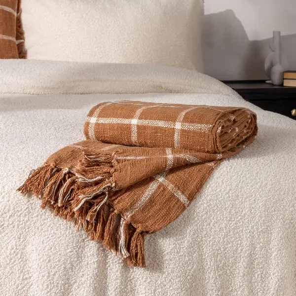 Image of Beni Throw Ginger/Natural