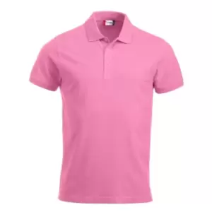 Image of Clique Mens Classic Lincoln Polo Shirt (XL) (Bright Pink)