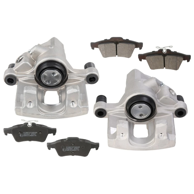 Image of RIDEX 79B0002 Brake Caliper Axle Kit Rear Axle, with anti-squeak plate Aluminium Brake Caliper Axle Kit (79)