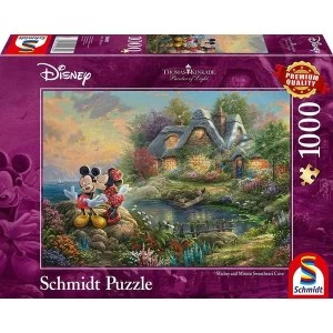 Image of Thomas Kinkade: Disney Mickey Mouse Jigsaw Puzzle - 1000 Pieces