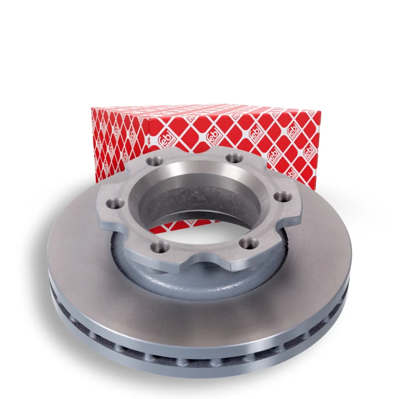Image of FEBI BILSTEIN 47469 Brake disc Front Axle, internally vented, Coated Brake Disc (82)