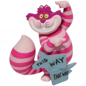 Image of Disney This Way Cheshire Cat Figurine