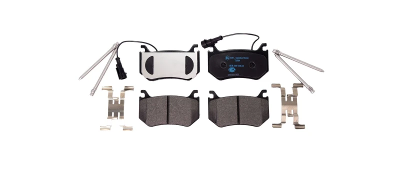 Image of HELLA Brake pad set HELLA 8DB 355 039-031