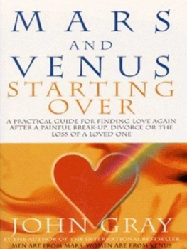 Image of Mars and Venus Starting Over by John Gray Paperback