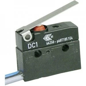 Image of Cherry Switches Microswitch DC1C C3LC 250 V AC 6 A 1 x OnOn IP67 momentary