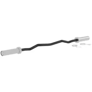 Image of 120cm EZ Curl Bar, Olympic Barbell Bar for 5cm Weight Plates