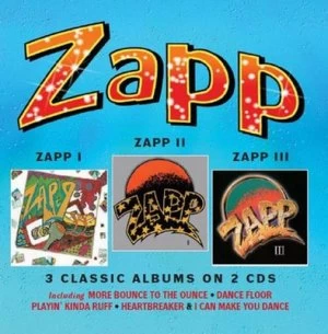 image of Zapp I/Zapp II/Zapp III 3 Classic Albums On 2s by Zapp CD Album