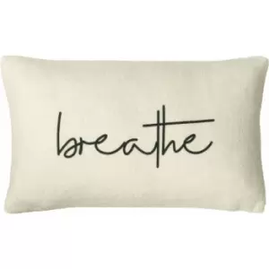Image of Furn - Shearling Motif Sheared Fleece Cushion Cover, Breathe, 30 x 50 Cm