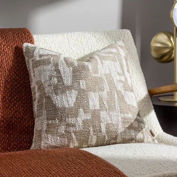 Image of Ola Cushion Taupe, Taupe / 45 x 45cm / Polyester Filled