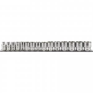 Image of Draper Expert 15 Piece 3/8" Drive Hex Socket Set Metric 3/8"