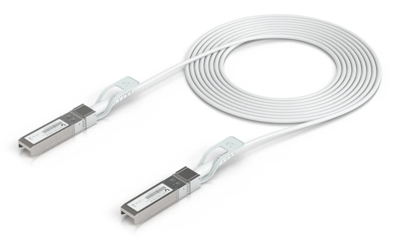 Image of Ubiquiti UACC-Uplink-SFP28-3M InfiniBand/fibre optic cable DAC White