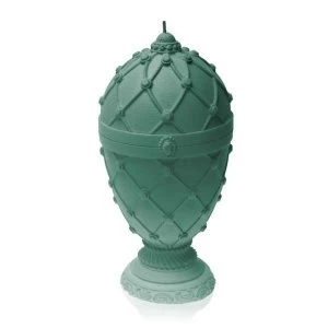 image of Aligator Green Faberge Egg Large Candle