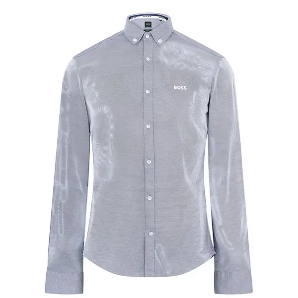 Image of Boss Biado_R Long Sleeve Shirt - Blue S