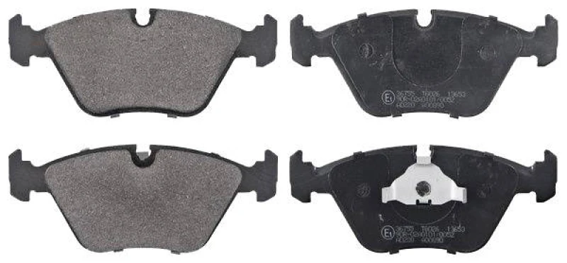 Image of A.B.S. 36755 Brake pad set prepared for wear warning indicator Brake Pad Set,disc brake (402)