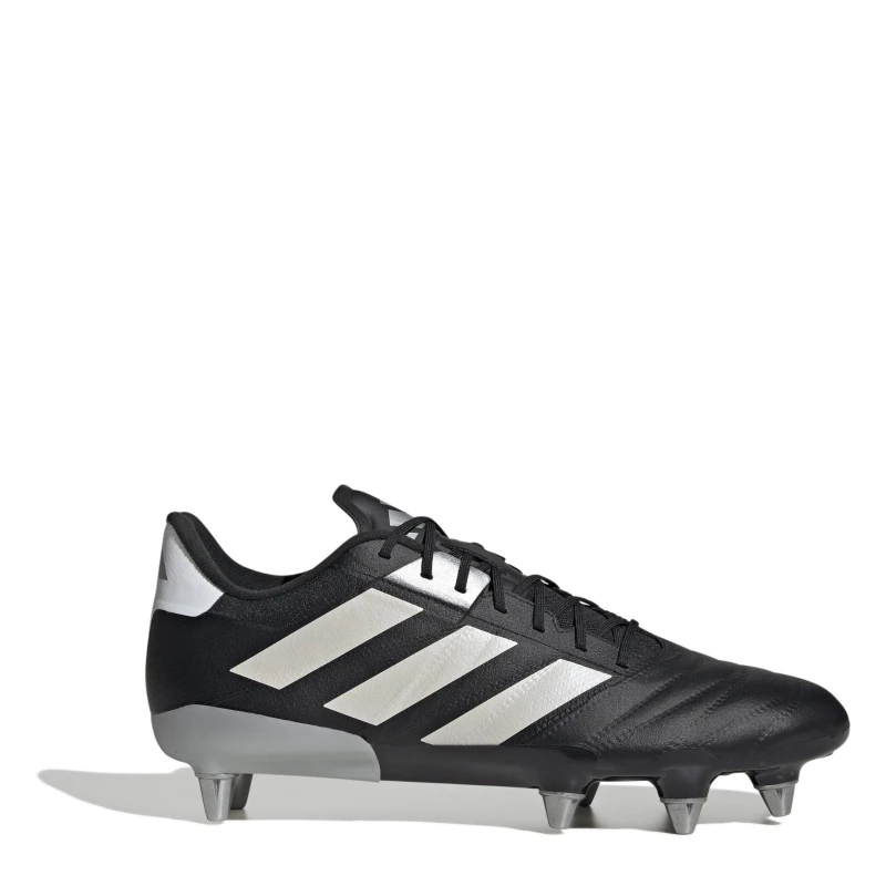 Image of adidas Kakari RS Soft Ground Rugby Boots Black/Silver male 7 (40.7)