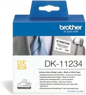 Image of P TOUCH BK ON White 60MM X 86MM 260LABEL