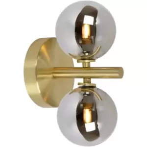 Image of Lucide TYCHO - Wall Light - 2xG9 - Matt Gold, Brass