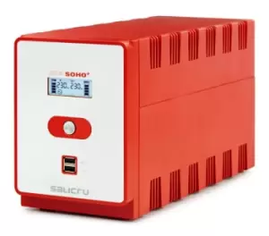 Image of Salicru 647CA000012 - Uninterruptible Power Supply (UPS) Line-Interactive 2.2 kVA 1200 W - 5 AC Outlet(s)
