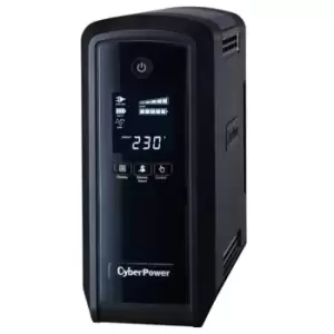 Image of CyberPower CP900EPFCLCD - 0.9 kVA - 540 W - 50/60 Hz - 4 ms - Fax - Modem - Over power - Over voltage - Overload - Short circuit