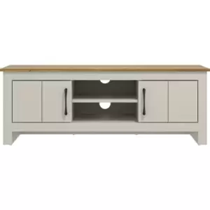 image of Appledore Small tv Unit Light Grey - GFW