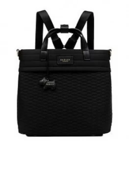 Image of Radley Penton Mews Medium Zip Top Backpack - Black