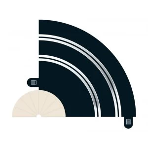 Image of Radius 1 Hairpin Curve 90&deg; (Set Of 2) Scalextric Accessory Pack