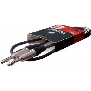 image of Stagg 6mm to 6mm Audio Deluxe Cable 1m