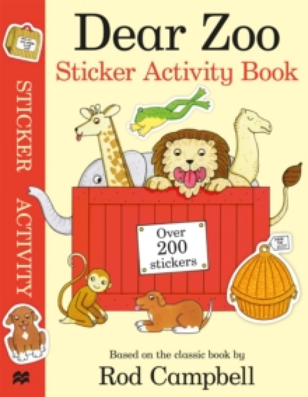 Image of Rod Campbell Dear Zoo Sticker Activity Book Multi unisex