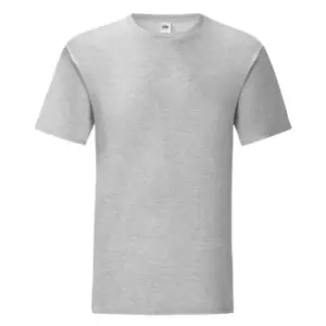 Image of Fruit Of The Loom Mens Iconic T-Shirt (3XL) (Heather Grey)
