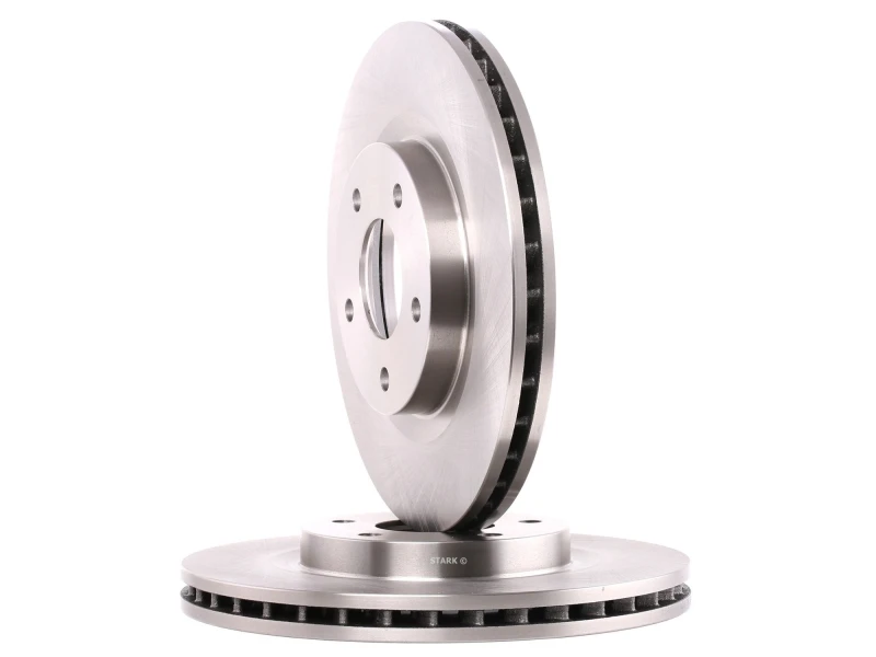 Image of STARK SKBD-0020161 Brake disc Front Axle, Vented, Cast Iron, Uncoated, Untreated, without bolts/screws Cast Iron Brake Disc (82)