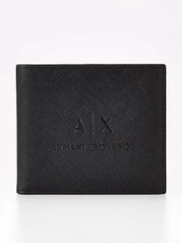 Image of Armani Exchange Faux Leather Billfold Wallet