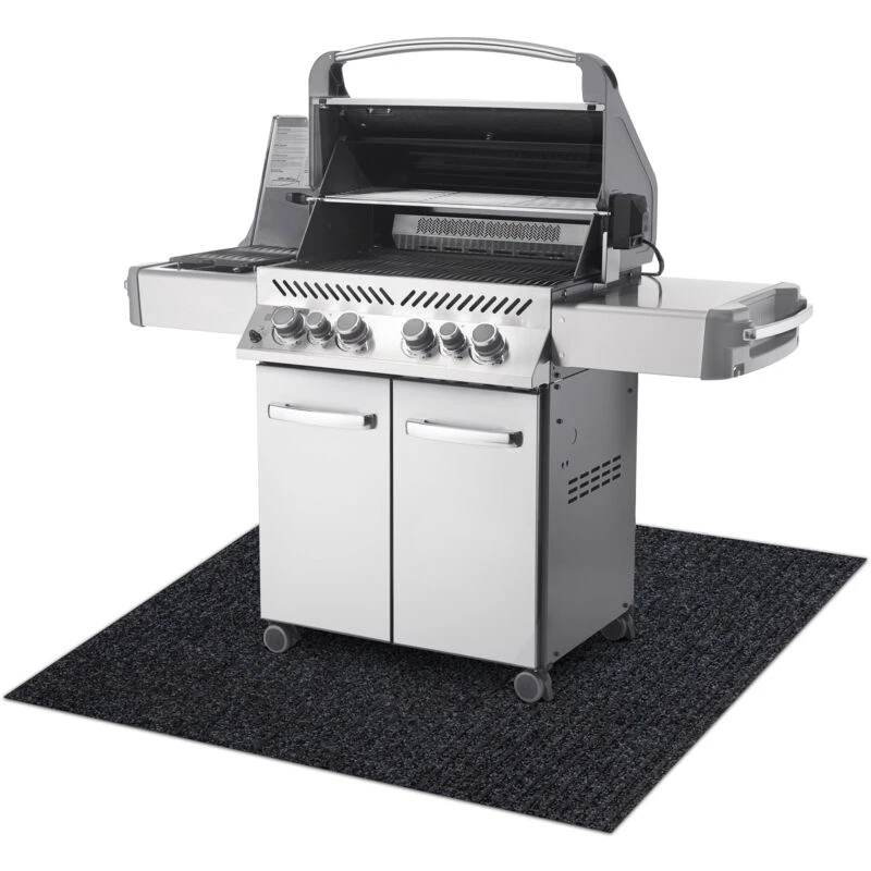 Image of RUGSX Rugsx - Protective grill mat gin 2057 for the terrace, outdoor - anthracite grey 80x150cm @234016