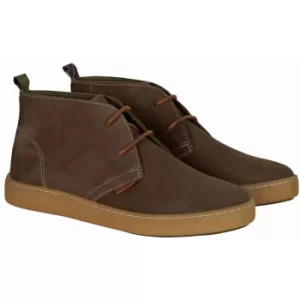 Image of Barbour Mens Yuma Chukka Boots Choco Nubuck 10