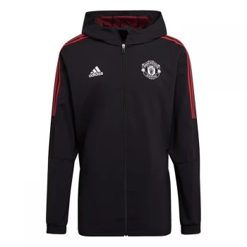 Image of adidas Manchester United Presentation Jacket 2021 2022 Mens - Black