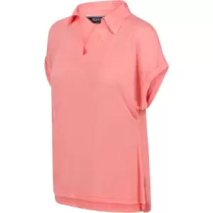 image of Regatta Womens Lupine Soft Lightweight Polo Shirt 10 - Bust 34' (86cm)