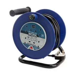 image of LDCC2513-4BL-MP 13A 4 Gang Cable Reel Blue 25 Metres 240V LDCC2513-4BL-MP - Masterplug