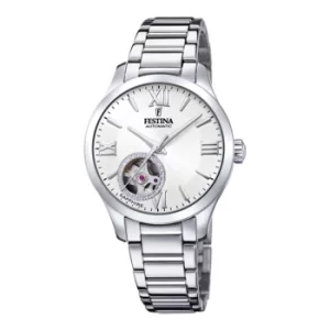 Image of Festina F20488-1 Women's Silver Tone Automatic Wristwatch