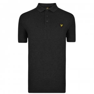 image of Lyle and Scott Lyle and Scott Basic Short Sleeve Polo Shirt - Charcoal 398