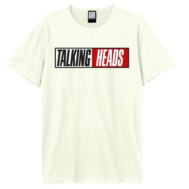 Image of Amplified Amplified Men True Stories Talking Heads T-Shirt in White Size: X-Small White XS Male 5063703001625