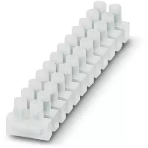 Image of Phoenix Contact 3240171 Screw terminal flexible: 0.75-4 mm² fixed: 0.75-1.5 mm² Number of pins: 12 10 pc(s) White