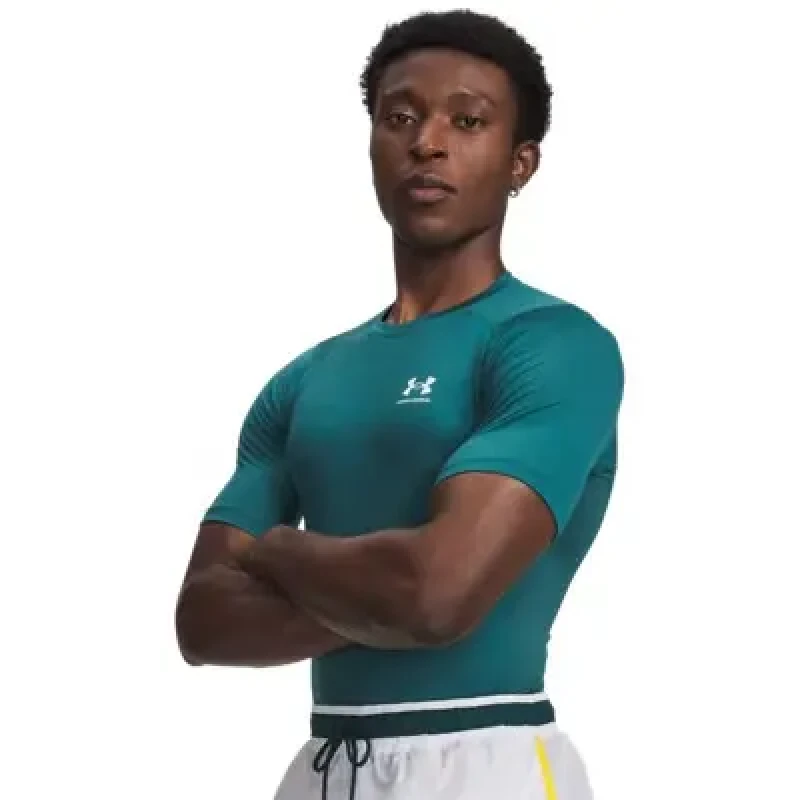 Image of Under Armour Hg Armour Comp Underwear Shirt Green C338 L