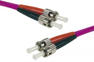 Image of 1m Fibre Duplex Om4 50 125 Lszh Stst