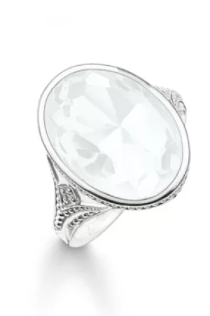 image of Thomas Sabo Jewellery Sterling Silver Ring JEWEL TR2040-690-14-52