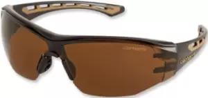 image of Carhartt Easely Safety Glasses, brown, brown, Size One Size